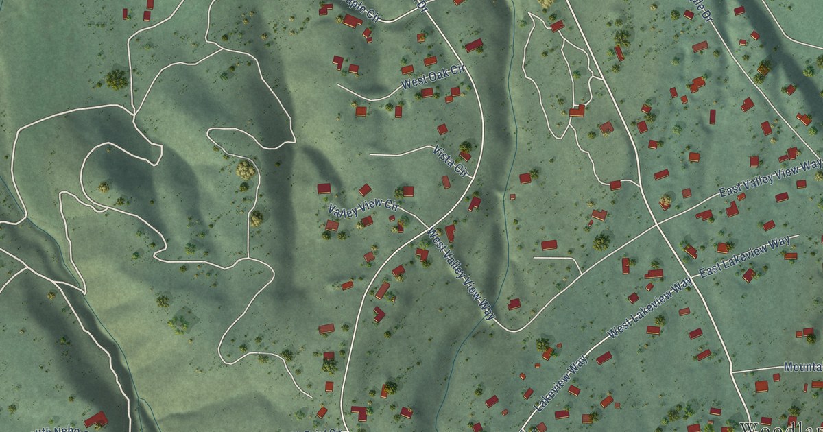Map of Woodland Hills, Utah in 2026