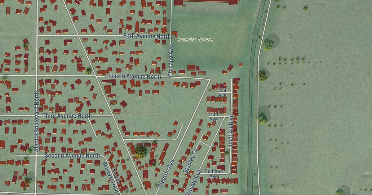 Map of Algona, Washington in 2026