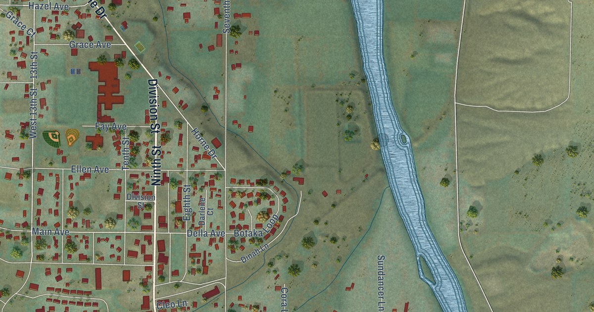 Map of Benton City, Washington in 2026