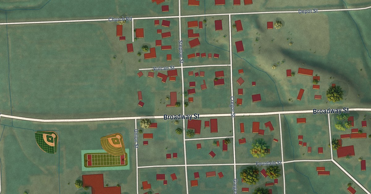 Map of Colton, Washington in 2026