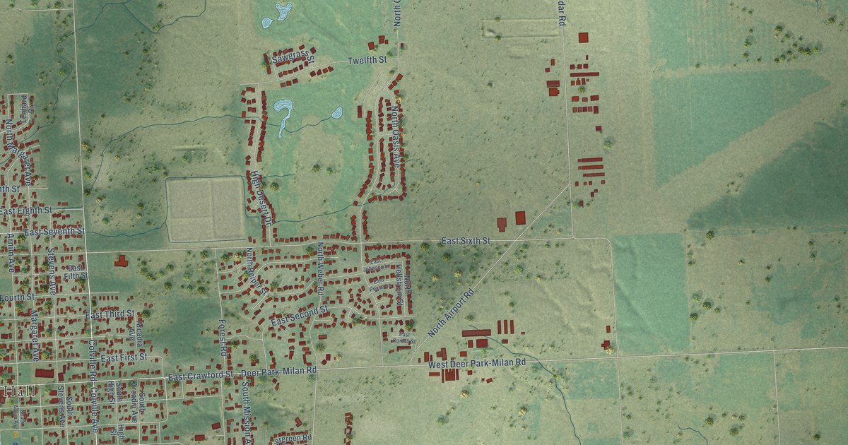 Map of Deer Park, Washington in 2026