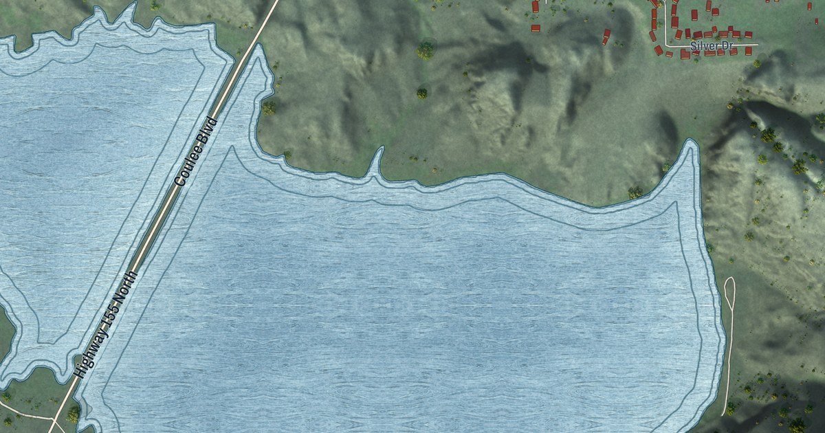 Map of Electric City, Washington in 2026