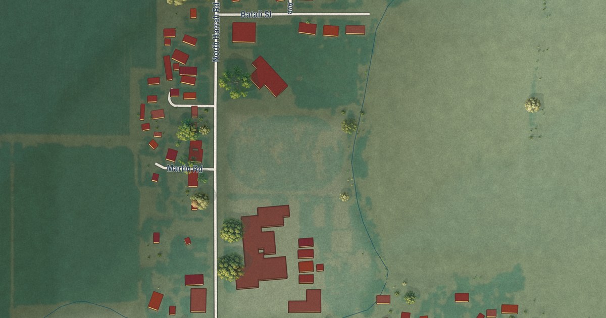 Map of Harrah, Washington in 2026