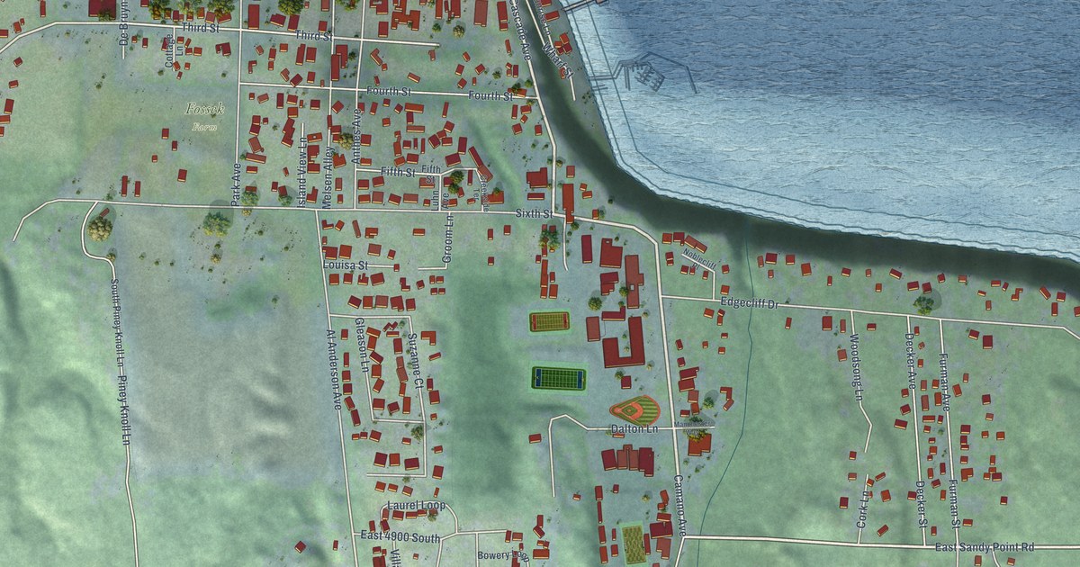 Map of Langley, Washington in 2026