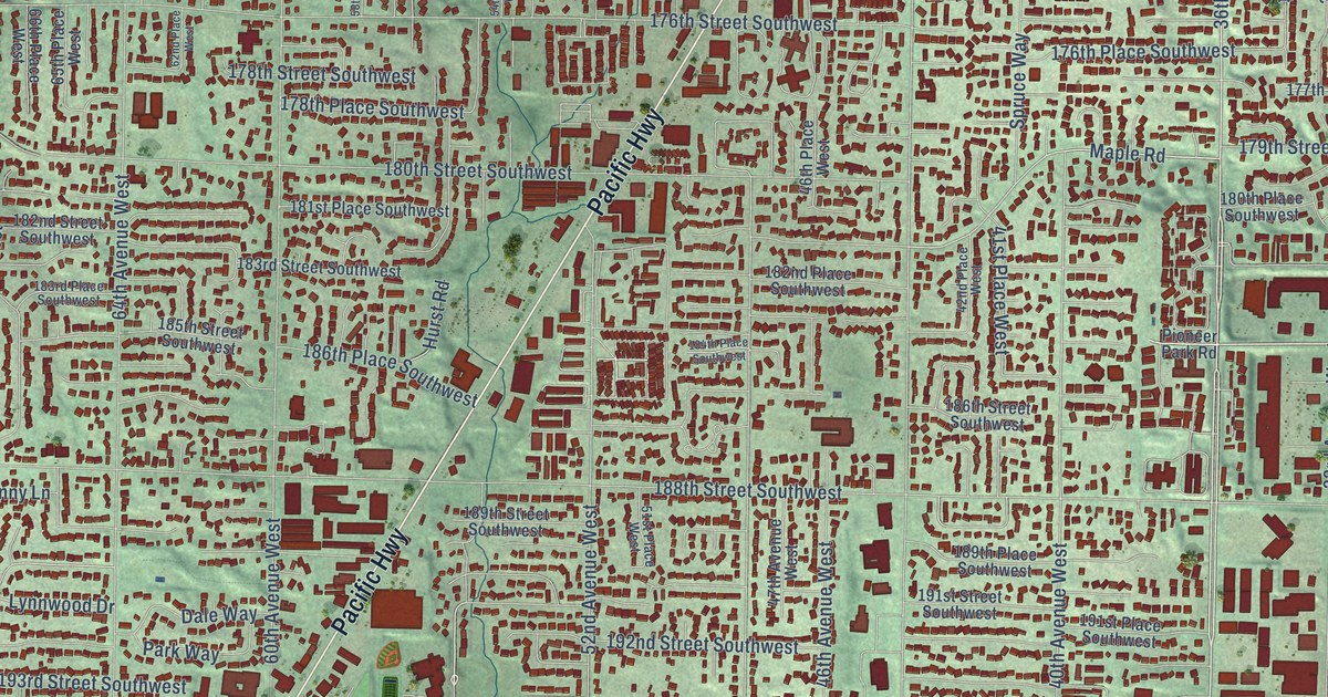Map of Lynnwood, Washington in 2026