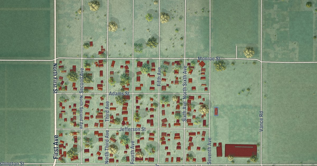Map of Mabton, Washington in 2026