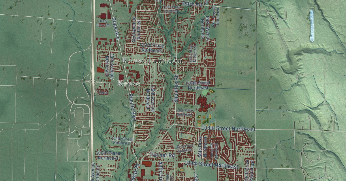 Map of Marysville, Washington in 2026