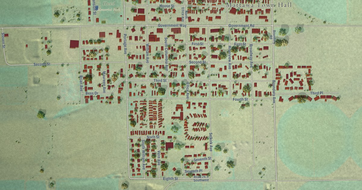 Map of Mattawa, Washington in 2026