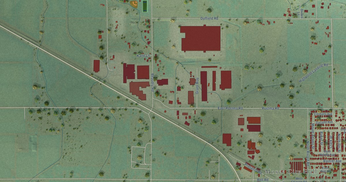 Map of Moxee, Washington in 2026