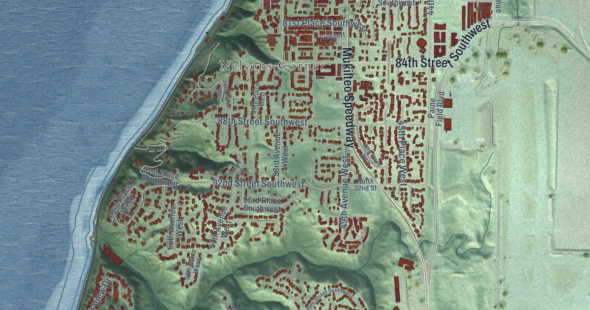 Map of Mukilteo, Washington in 2026