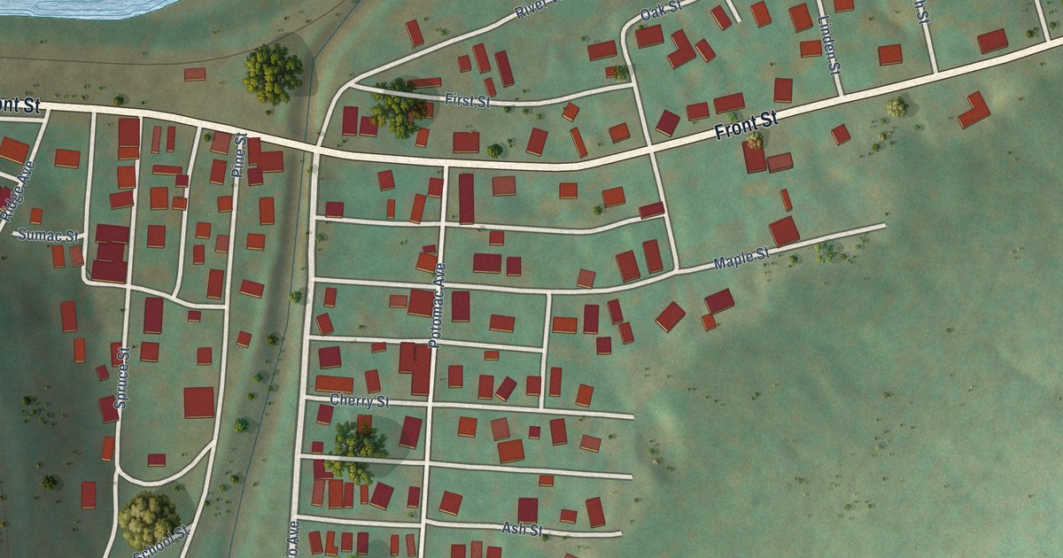Map of Bayard, West Virginia in 2026