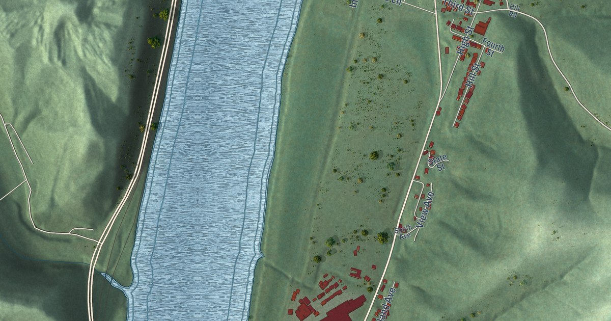 Map of Beech Bottom, West Virginia in 2026
