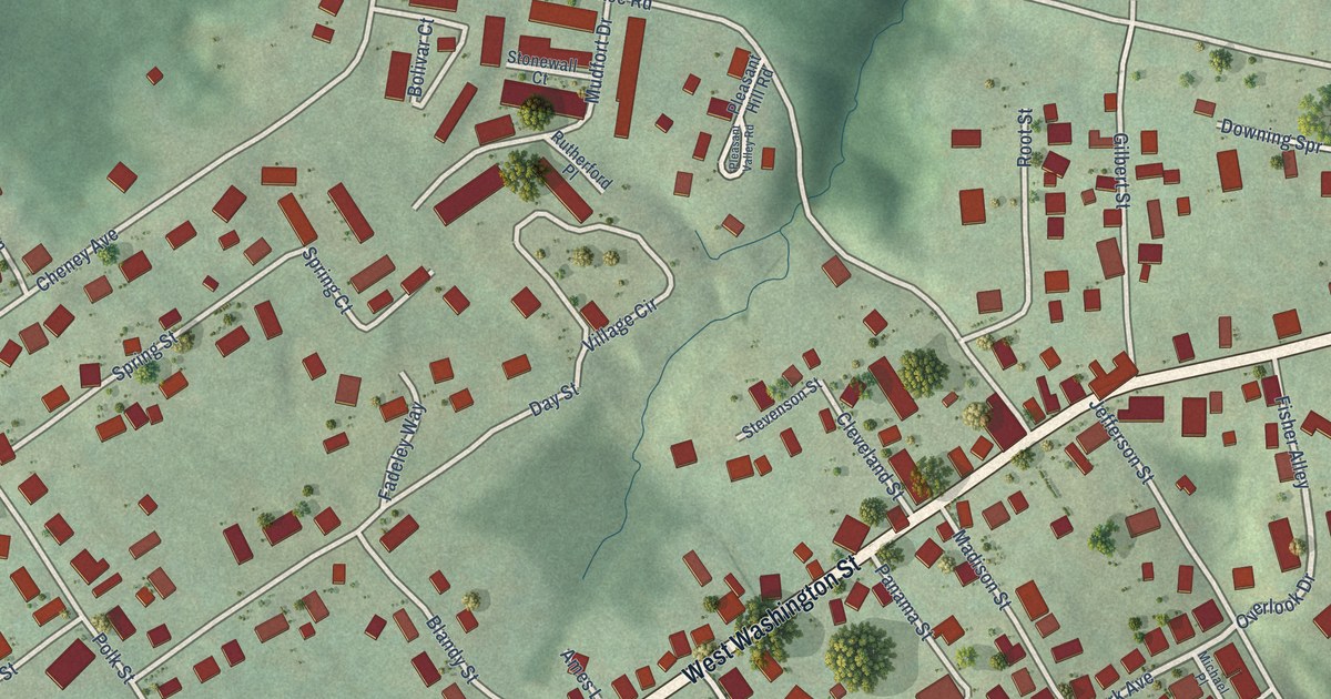 Map of Bolivar, West Virginia in 2026