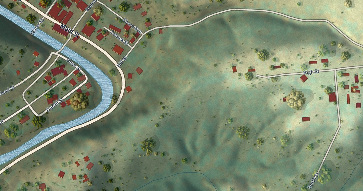Map of Cairo, West Virginia in 2026