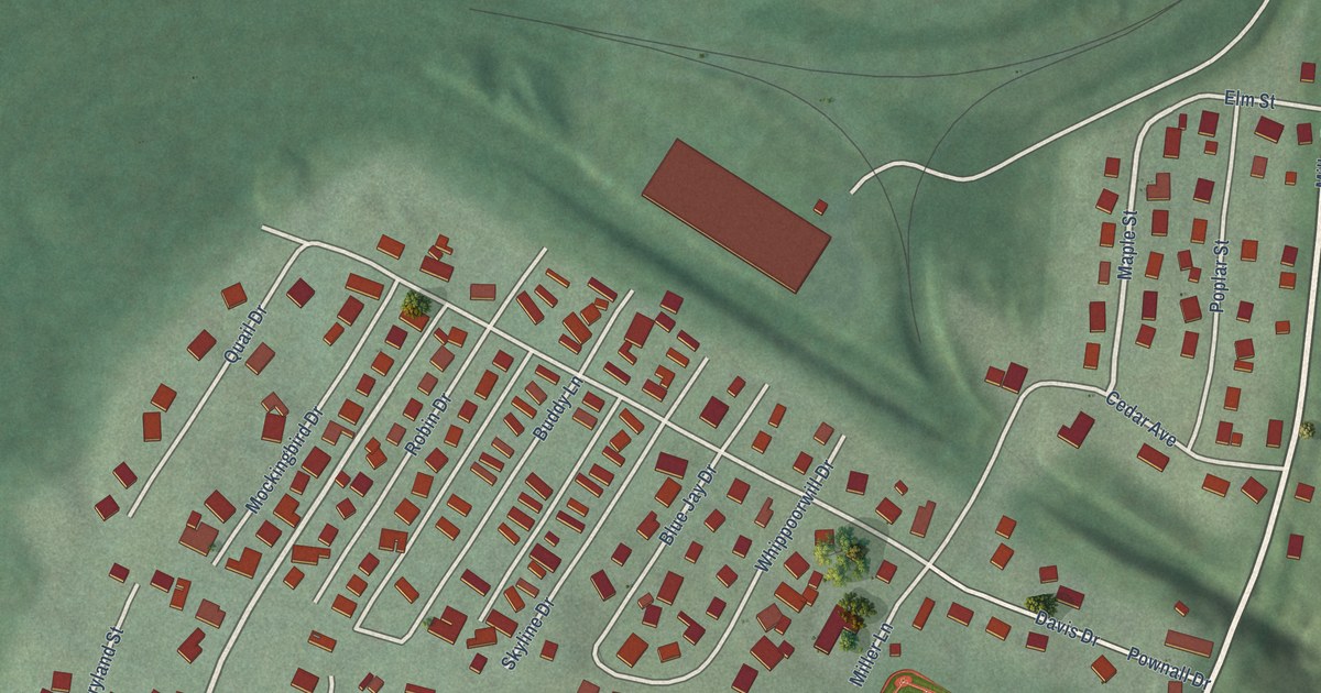 Map of Carpendale, West Virginia in 2026