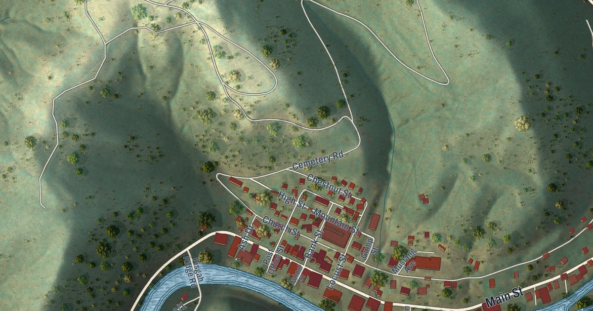 Map of Clay, West Virginia in 2026