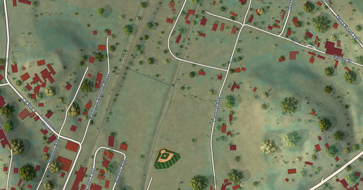Map of Cowen, West Virginia in 2026