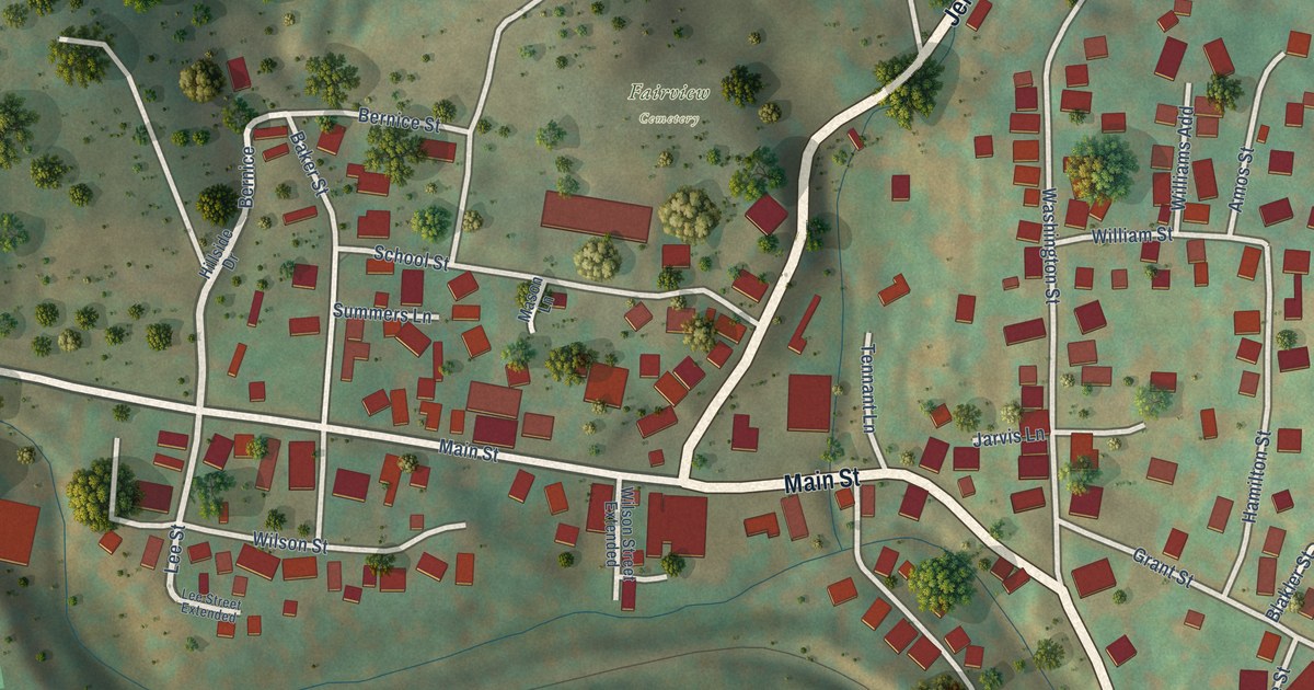 Map of Fairview, West Virginia in 2026