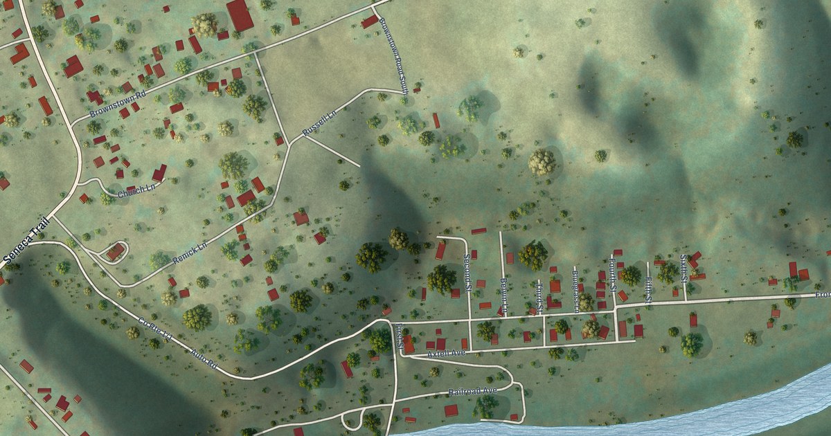 Map of Falling Spring, West Virginia in 2026