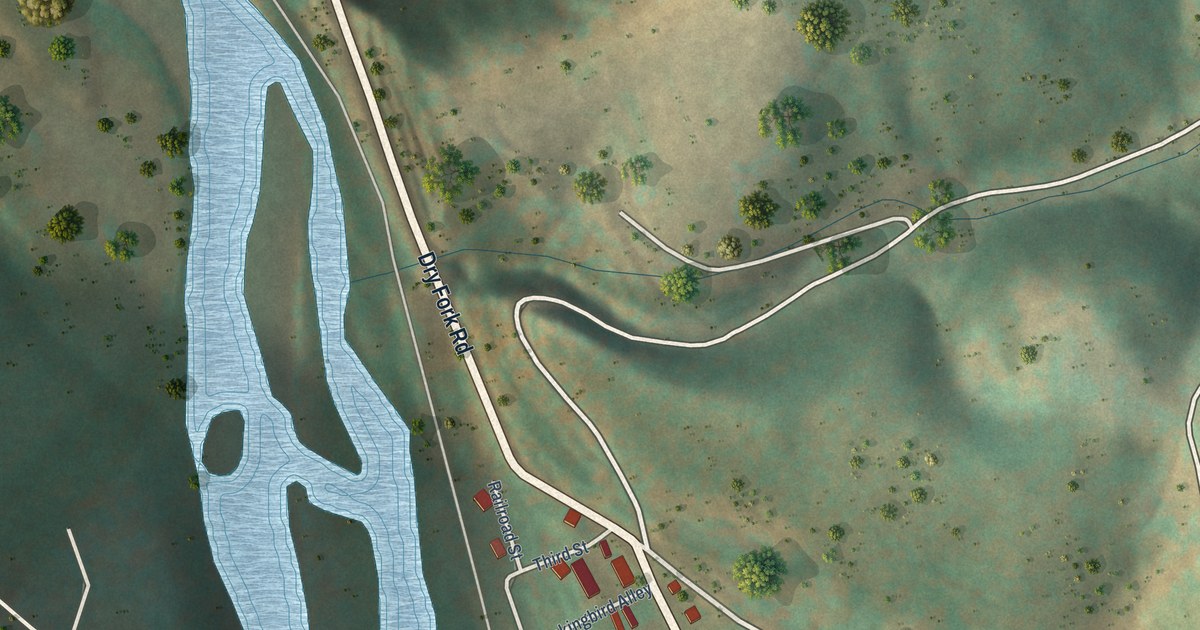 Map of Hambleton, West Virginia in 2026