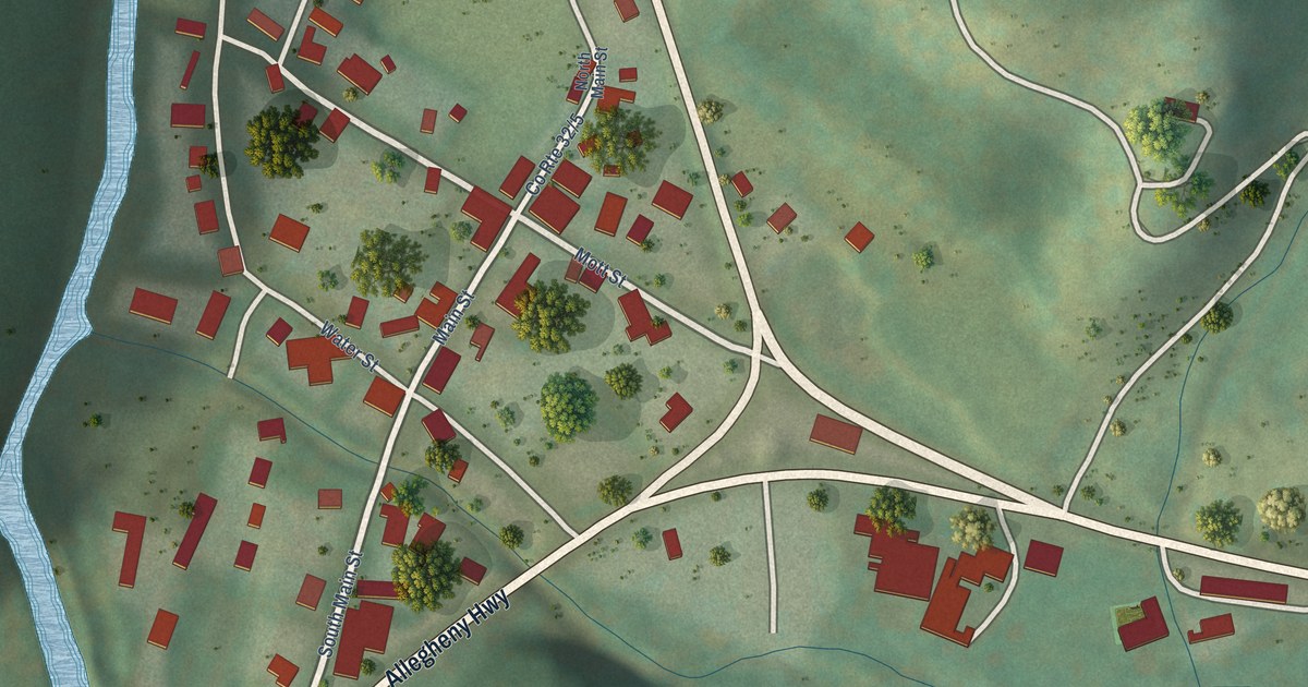 Map of Harman, West Virginia in 2026