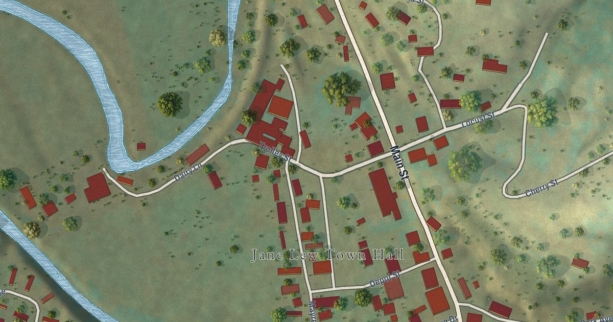 Map of Jane Lew, West Virginia in 2026