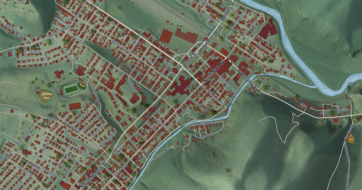 Map of Keyser, West Virginia in 2026