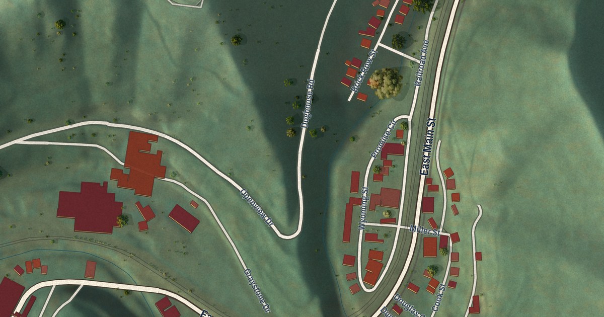 Map of Keystone, West Virginia in 2026