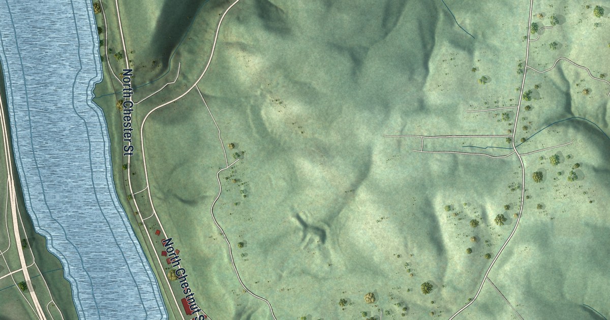Map of New Cumberland, West Virginia in 2026