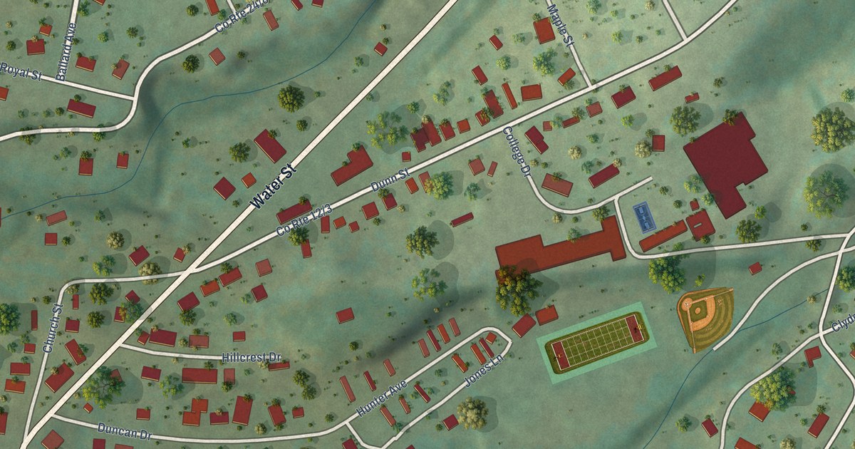 Map of Peterstown, West Virginia in 2026
