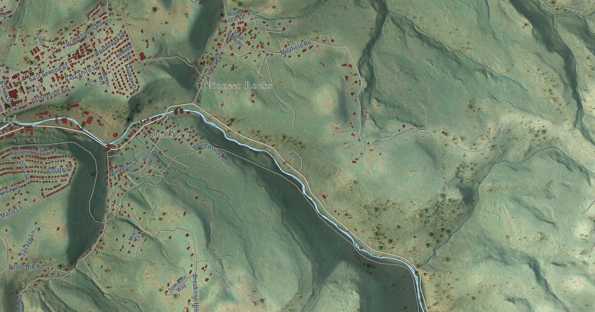 Map of Brookhaven, West Virginia in 2026