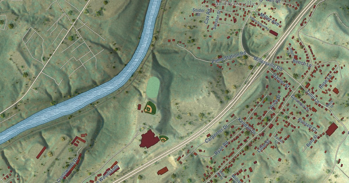 Map of Pleasant Valley, West Virginia in 2026