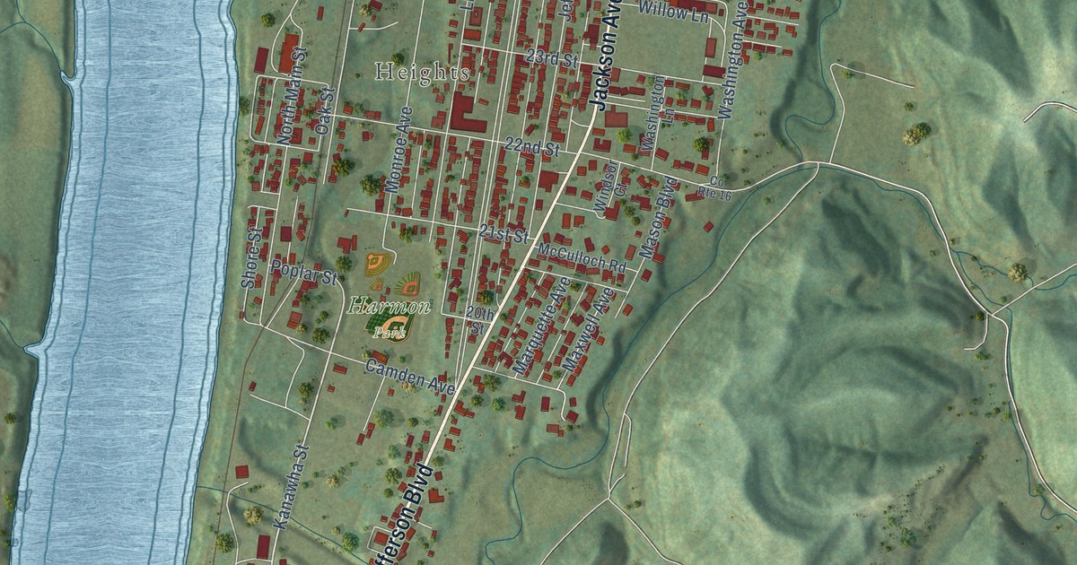 Map of Point Pleasant, West Virginia in 2026