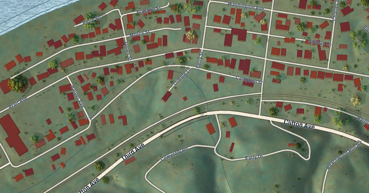 Map of Pratt, West Virginia in 2026