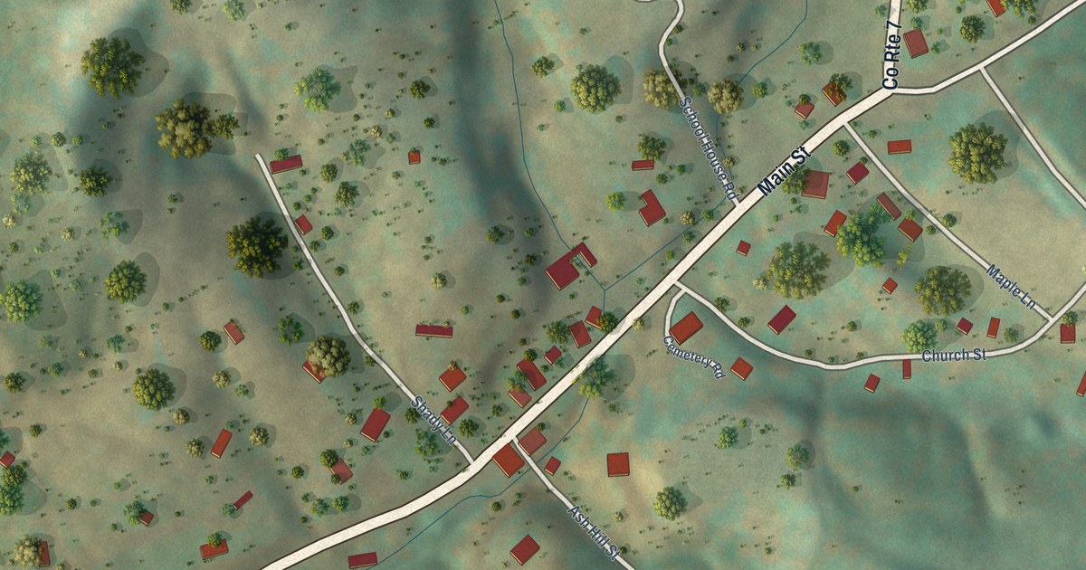 Map of Pullman, West Virginia in 2026