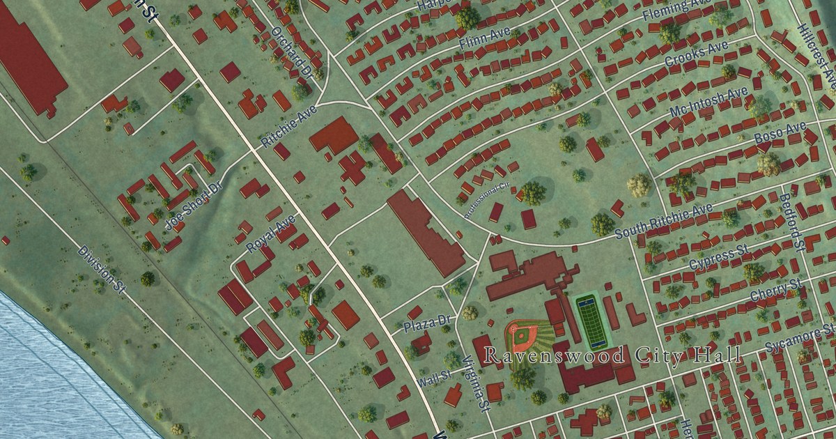 Map of Ravenswood, West Virginia in 2026