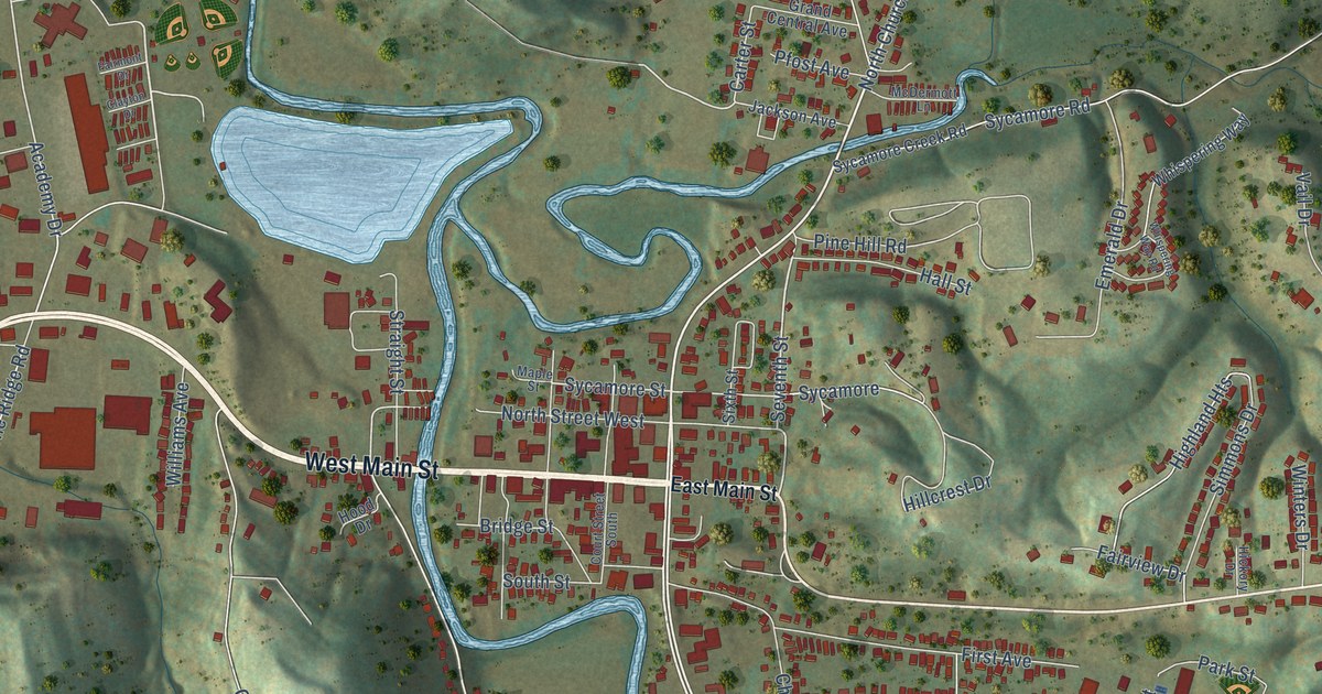Map of Ripley, West Virginia in 2026