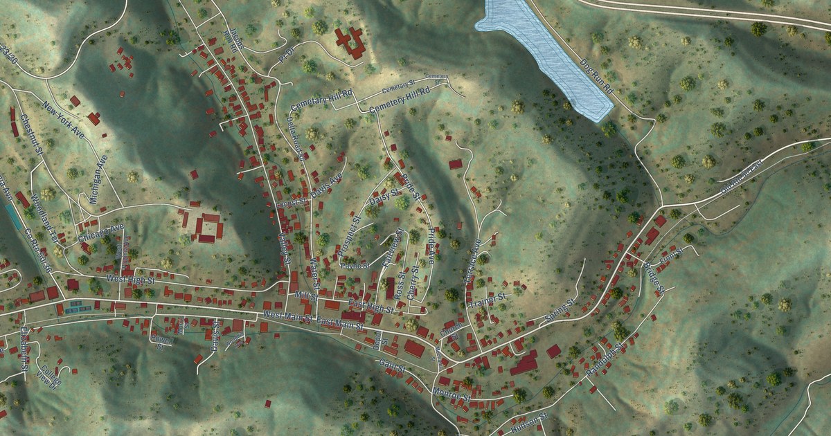 Map of Salem, West Virginia in 2026