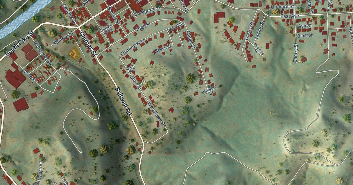 Map of Shinnston, West Virginia in 2026