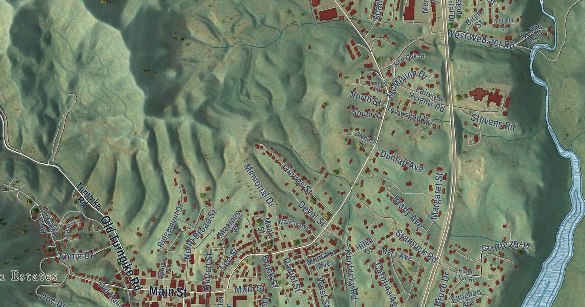 Map of Summersville, West Virginia in 2026