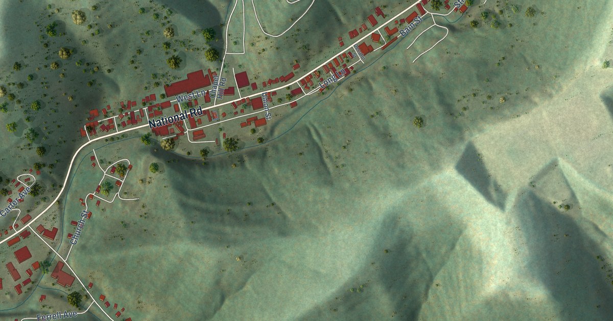 Map of Triadelphia, West Virginia in 2026