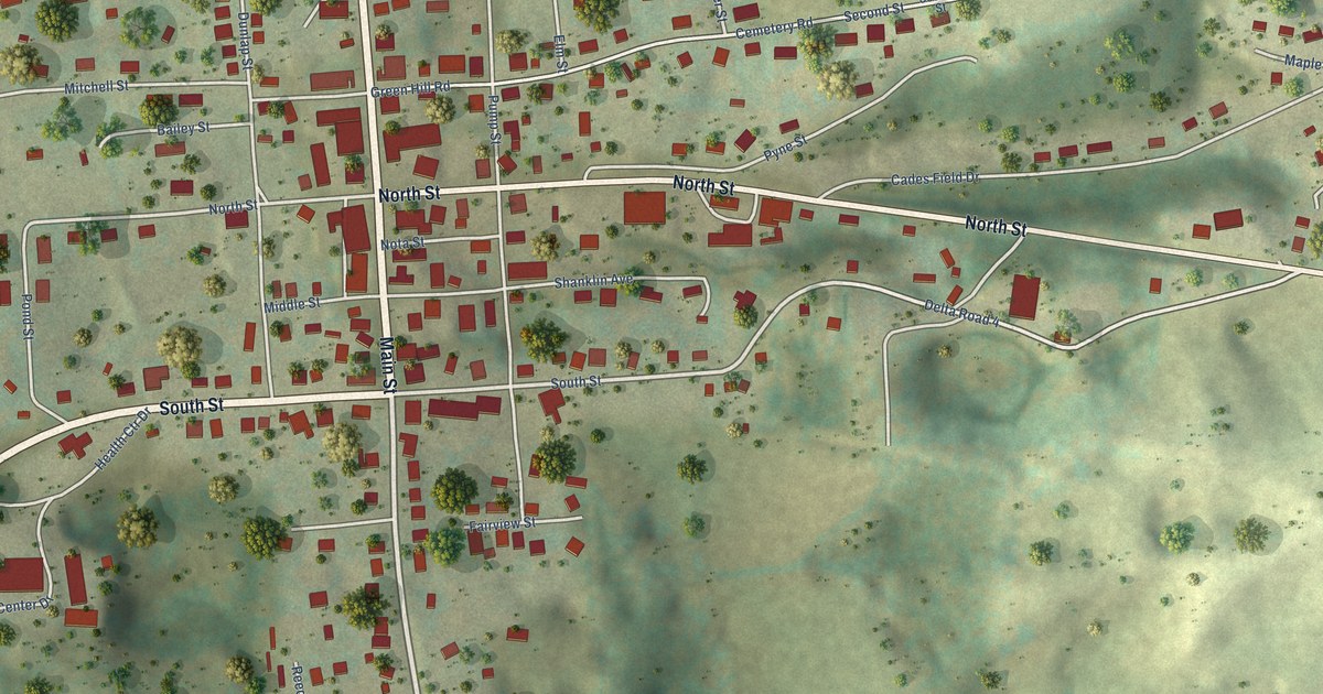 Map of Union, West Virginia in 2026