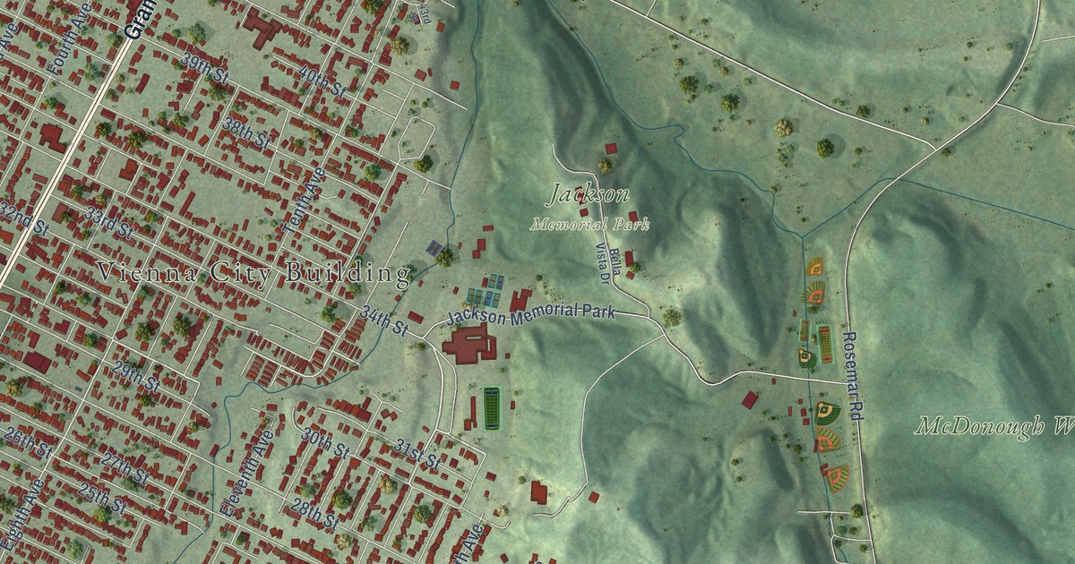 Map of Vienna, West Virginia in 2026