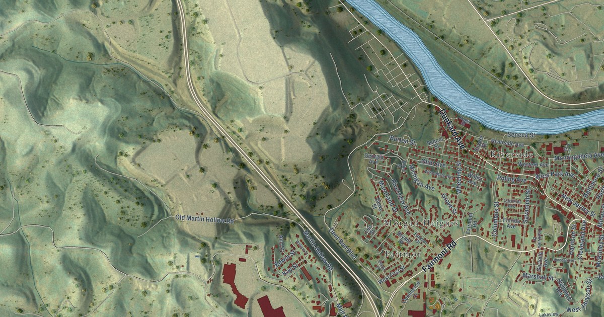 Map of Westover, West Virginia in 2026