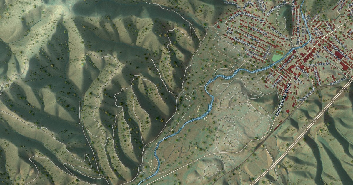 Map of White Sulphur Springs, West Virginia in 2026