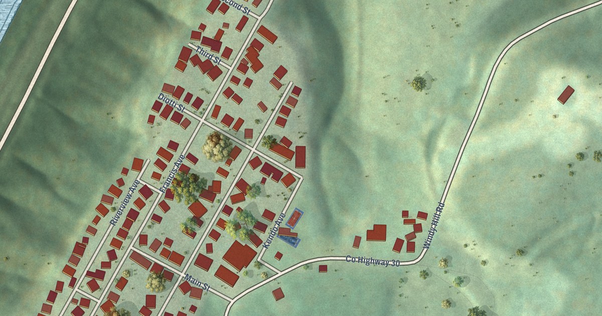 Map of Windsor Heights, West Virginia in 2026