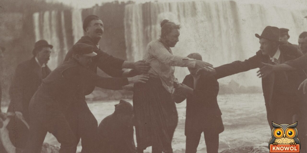 In 1901, a Schoolteacher From Bay City Went Over Niagara Falls in a Barrel and Lived
