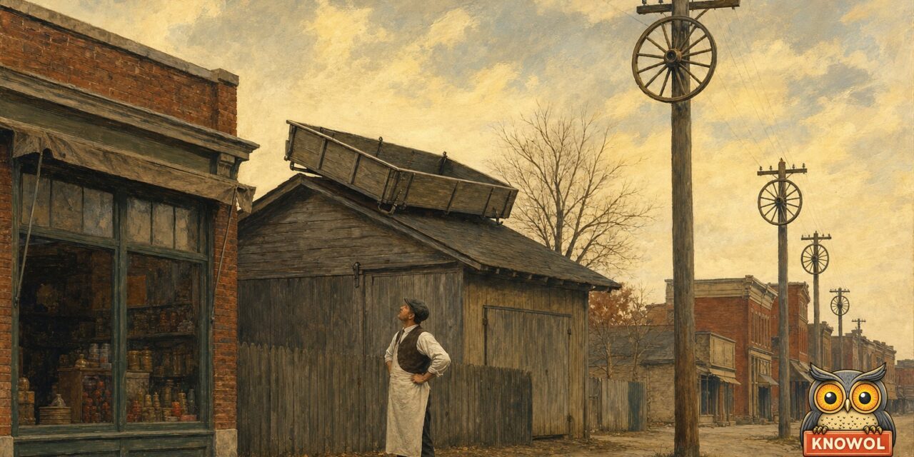 On Halloween 1907, a Kentucky Grocer Found His Wagon on the Stable Roof
