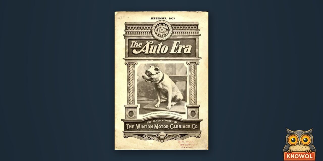 In 1903, a Burlington Doctor Drove Across America With a Bulldog in Goggles