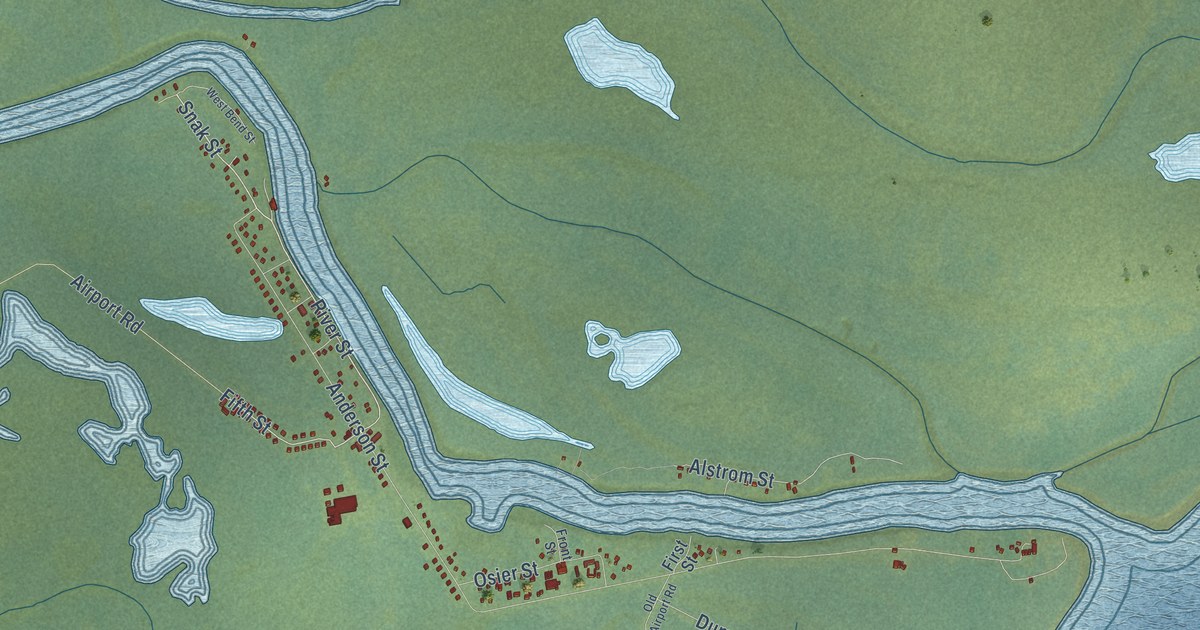 Map of Alakanuk, Alaska in 2026
